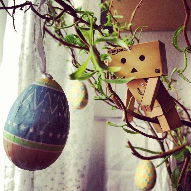 Danbo auf Eiersuche - Instagram auf Pixelino