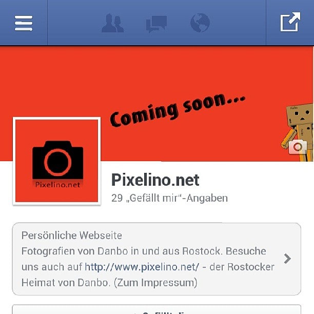 On #Facebook - Instagram auf Pixelino