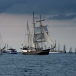 Abendliches Auslaufen Hanse Sail