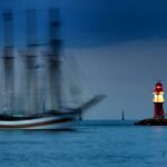 Rückkehr von der Abendfahrt zur Hanse Sail