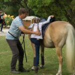 Ponyreiten für Kinder im Zoo Rostock